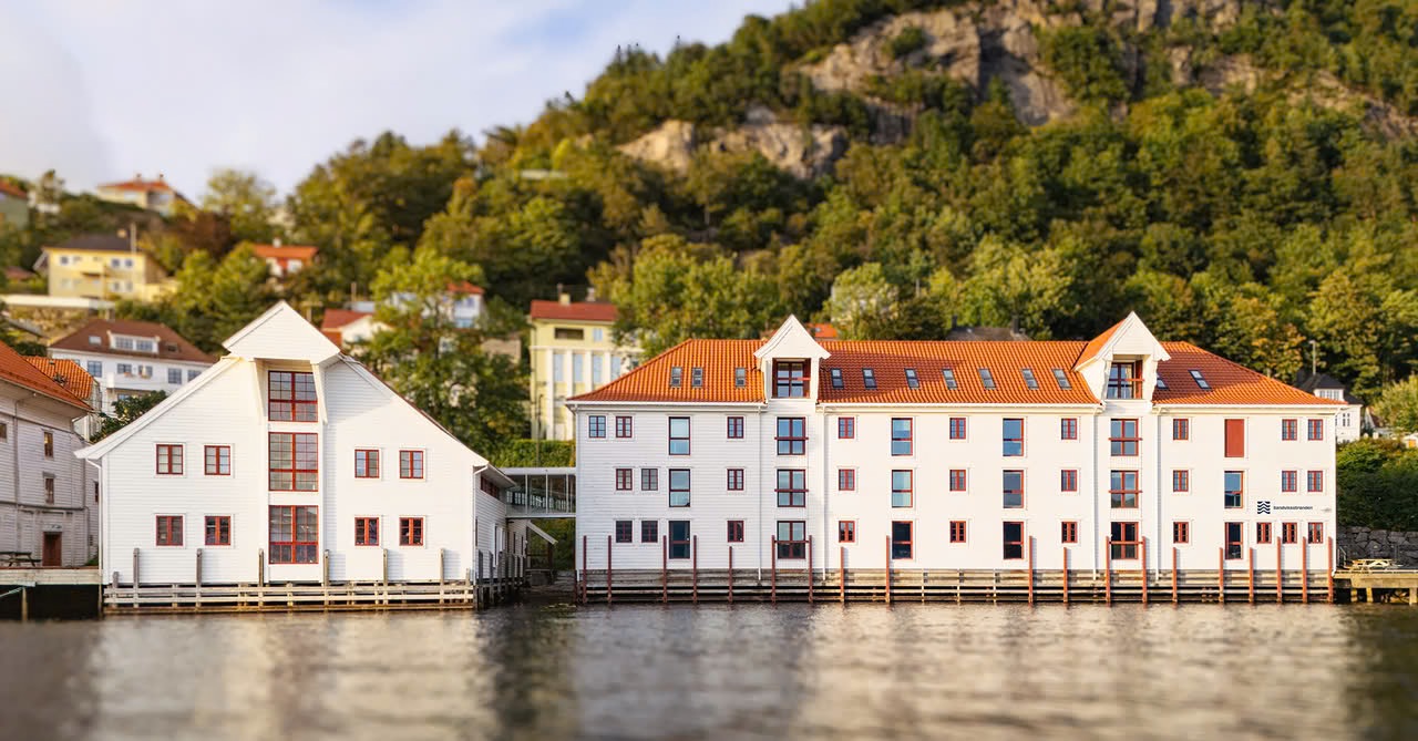 Sandviksstranden - Unike kontorlokaler i sjøkanten i Sandviken